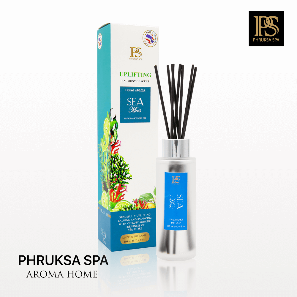ก้านไม้หอมปรับอากาศ PHRUKSA SPA  ขนาด 100 มล.  กลิ่นมอสทะเล_1